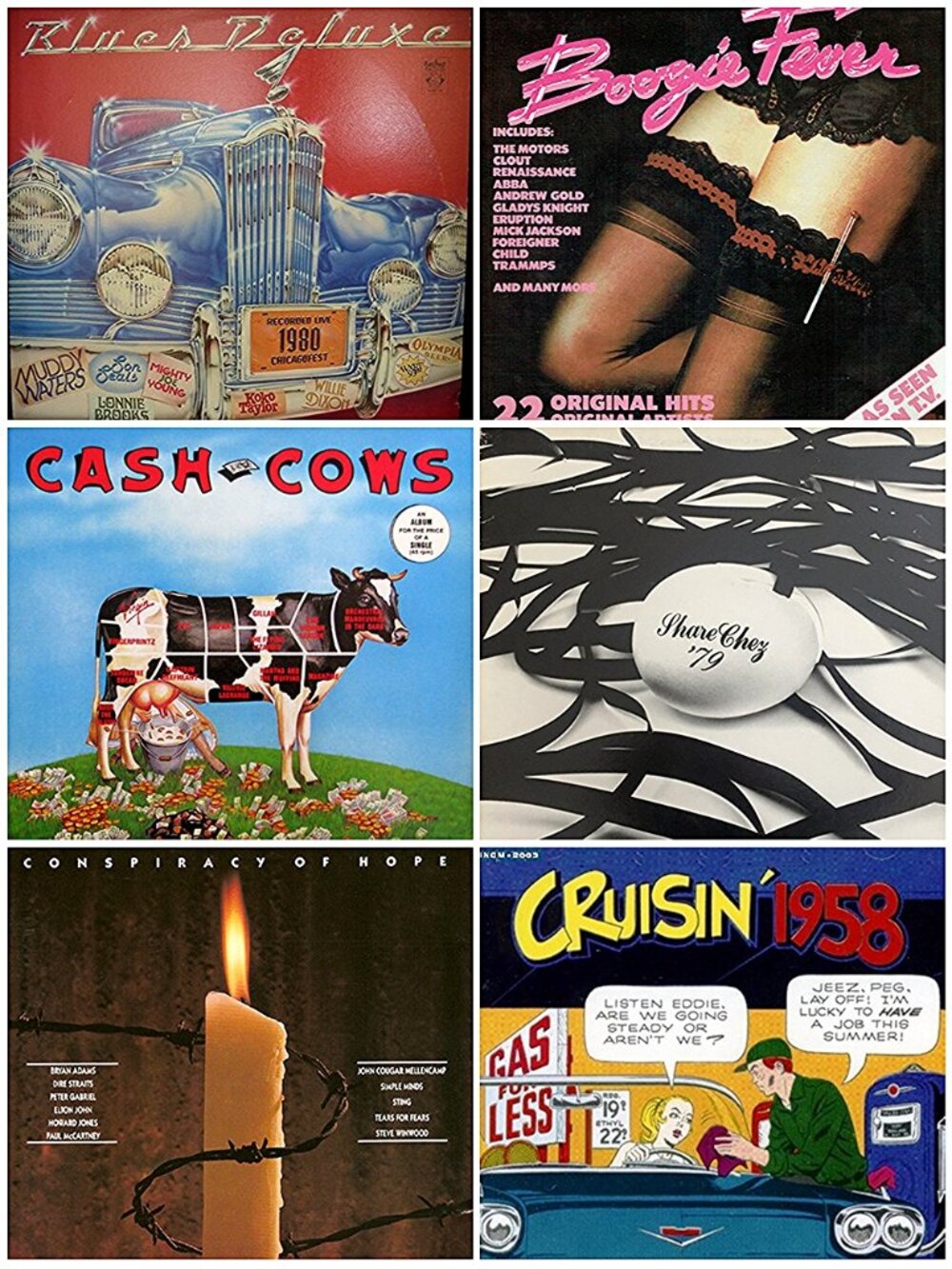 Lot Of 6 Vinyl records